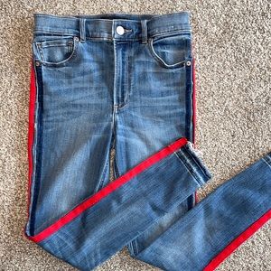 Express skinny jeans - high waisted